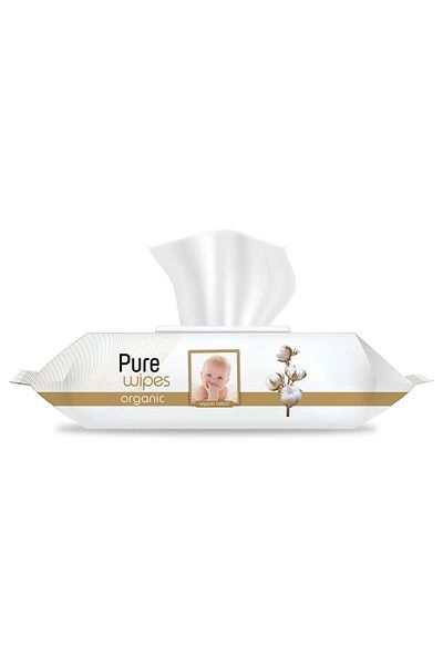 Sleepy Pure Baby Organic Cotton Wet Wipes 90 Pieces