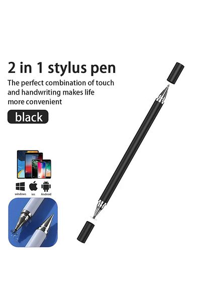Fibaks 2in1 Stylus Disk Pen Tablet Pen for Phone iPad Xiaomi Samsung Huawei All Touch Screens Compatible