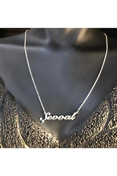 vogutima Kadın Gümüş Kolye - Şevval Yazılı Isim • Işıklı Kutuda • Sevgiliye •...