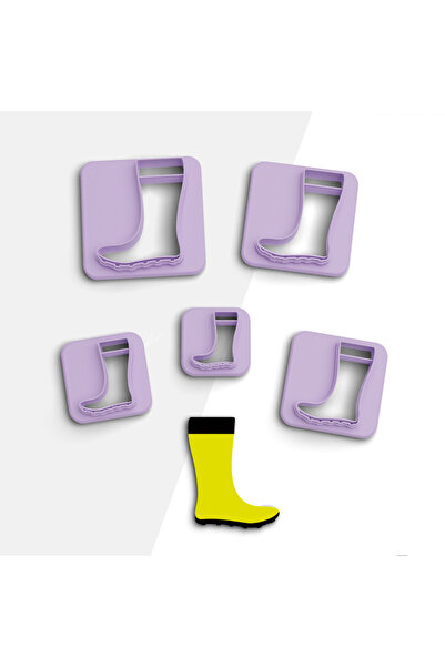 brocutters بوت بوليمر كلاي أصفر - حلق وقالب سيراميك، 5 مقاسات، رقم: 634