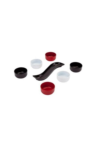 Tuğra 7 Piece Acrylic Breakfast Snack Set - Lisinya-M11325