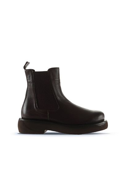 Bueno Shoes 01wt0508 Μοντέλο Καφέ Δερμάτινες Γυναικείες Μπότες