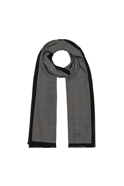 ipekevi Four Seasons Silver Monogram Shawl