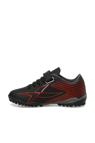 Kinetix Bruno J Turf 3pr Kids Sneakers - Black and Red 30/35