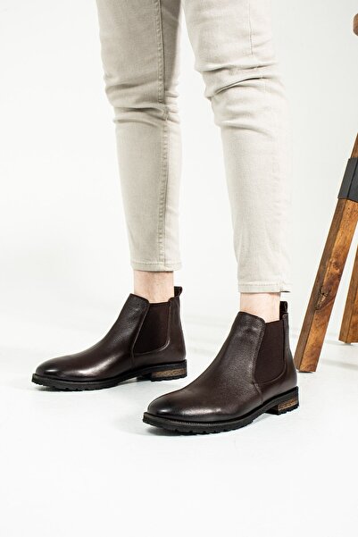 Hammer Jack Γνήσιες δερμάτινες καφέ Nice Outdoor Ανδρικές Μπότες