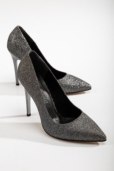 Ccway Stiletto damă Platinum Glitter