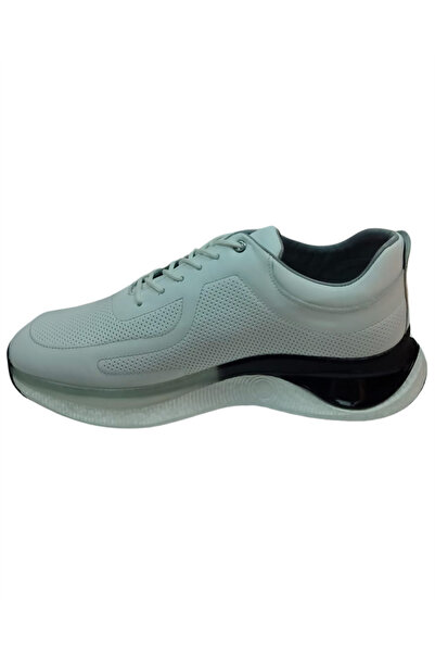 Voyager 4964 Men's White Nata Leather Casual Sneakers