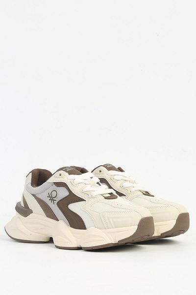 Benetton Beige Brown Women's Sneakers - Imported Bni-11121
