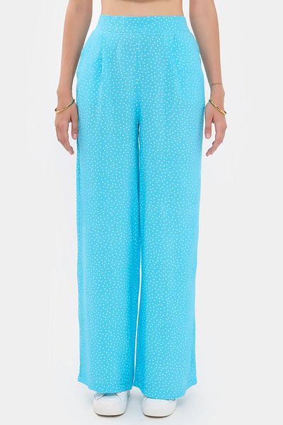 Hiccup Pantaloni cu buline cu talie înaltă - Straight Fit