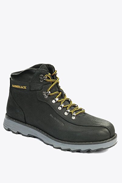 Hammer Jack Siyah Yıkama Nubuk Outdoor Erkek Ayakkabı