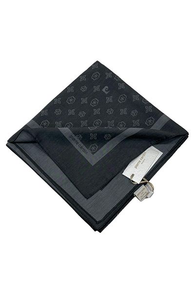 Pierre Cardin Φουλάρι Ανθρακί Βαμβακερό - 1030500-923