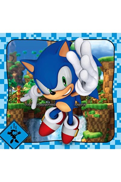 Clementoni Puzzle Clementoni Sonic Puzzle 3x48 Parça 25320