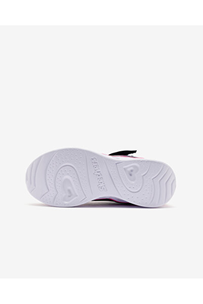 SKECHERS HEART LİGHTS - RETRO HEARTS Büyük Kız Çocuk Siyah Işıklı Spor Ayakkabı 302689L BKMT