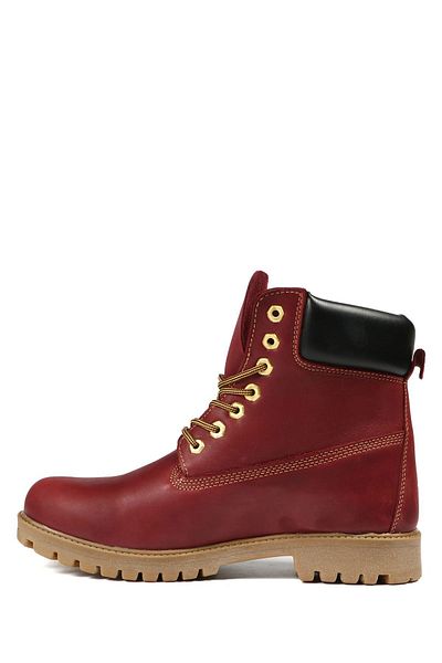 Hammer Jack Unisex Claret Red Full Up Μποτάκια