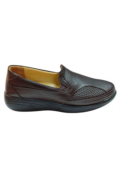 Riverland Z-57 Women's Orthopedic Brown Color Casual Shoes - Laceless
