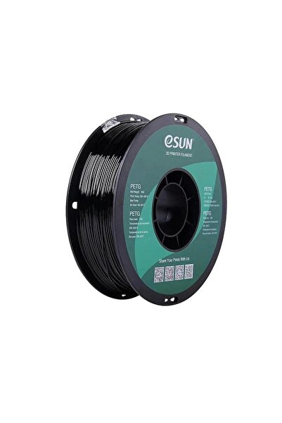 eSun 1,75 Mm Petg Yoğun Siyah Filament (1 KG)