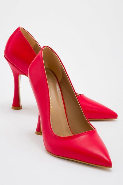 Ccway Women's Stiletto RED SKIN
