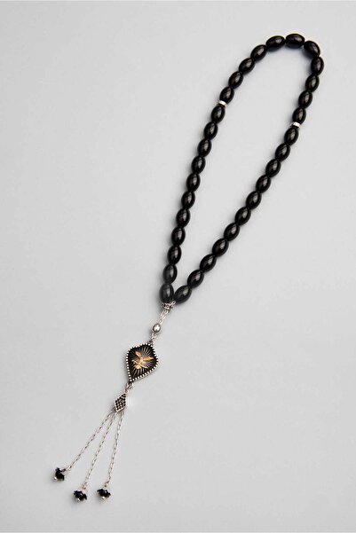 So CHIC... 23 cm Rosary with Onix Stone and Silver Eagle Figure