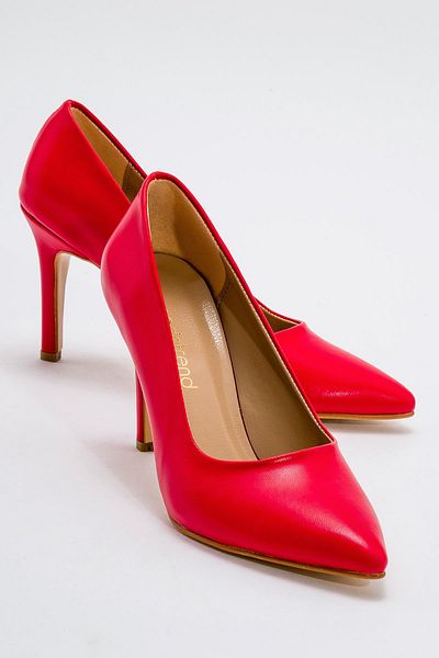 Ccway Women's Stiletto RED SKIN