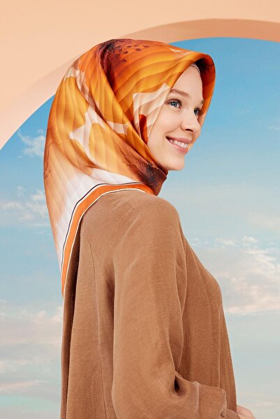 Armine Silk Scarf Nostalgia - 9100-31 Orange Twill