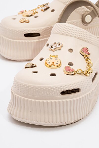 Ccway Women's Flat Slippers Ekru Sand