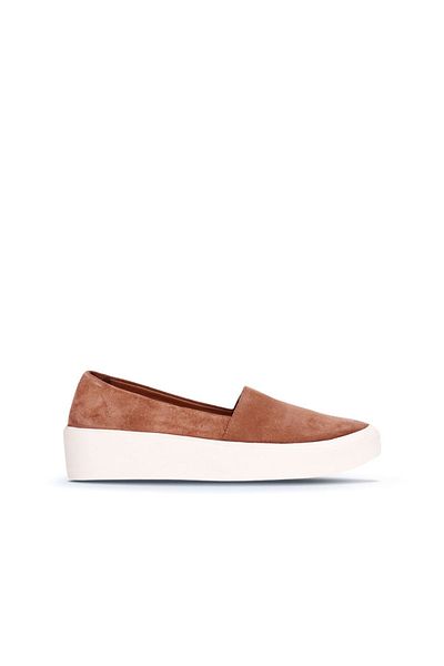 Bueno Shoes Pantofi ocazional pentru femei din piele intoarsa din nurca - 01ws10600