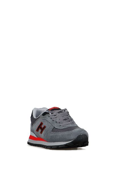 Hammer Jack Peru Genuine Leather Mint Grey-red Women's Sports Shoes