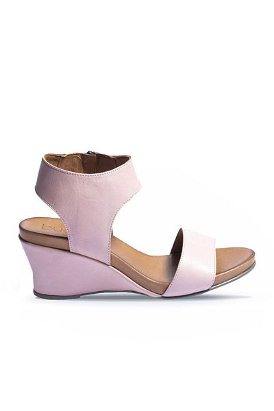 BUENO Dusty Rose Leather Γυναικεία Σανδάλια - Wedge Heels 01wn0501