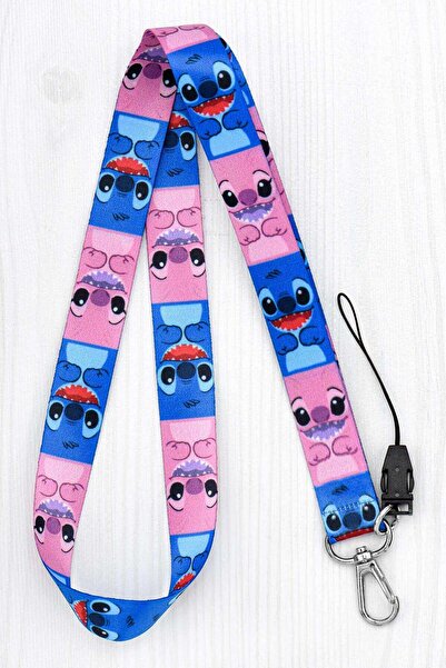 Apptakı Desenli Yaka Kartı Boyun Askı İpi Telefon Askı İpi - ASK0113