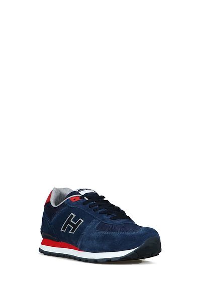 Hammer Jack Peru Genuine Leather Dark Indigo-red Men's Sports Shoes