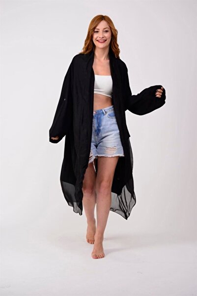 Bohem Stil Itayan Silk Λεπτομερές Oversize Kaftan