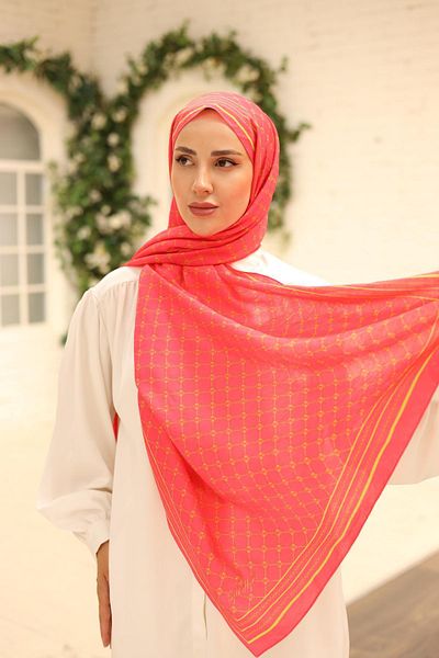 Silk Home Olinda Shawl - 49005 - 22 Pink Acid