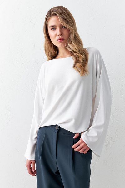 Setre Bluză din tricot cu mânecă lungă, cu mâneci ecru