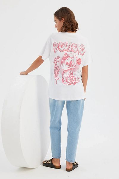 Hiccup Tricou cu mânecă scurtă cu decolteu - imprimat