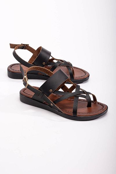 Ccway Women's Sandals BLACK SKIN