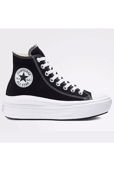 converse Chuck Taylor All Star Move Damen Schwarz Schuhe 568497 c-001