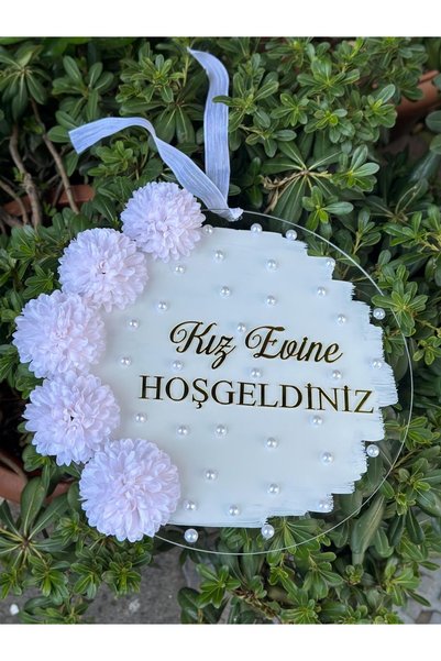parıltı organizasyon Kız evi kapı süsü hoş geldiniz