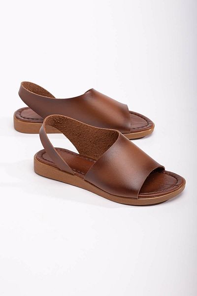Ccway Φαρδιά Μονό Λουράκι Γυναικεία Σανδάλια Skin Sole