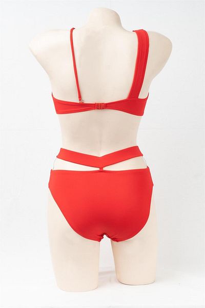 Eren Giyim Sailor Swimwear Women's One Shoulder Bikini Set