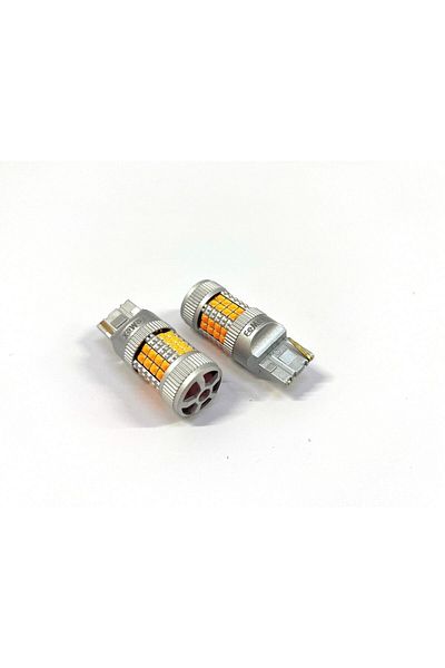 FEMEX لمبة LED بلاتينية WY21W - T20 مع مروحة إشارة فك التشفير