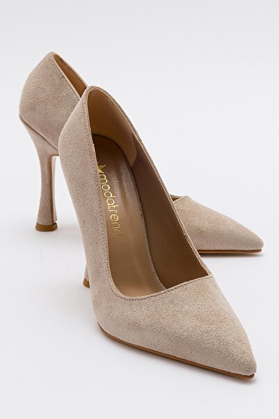 Ccway Γυναικείο Στιλέτο ΜΠΕΖ Σουέτ