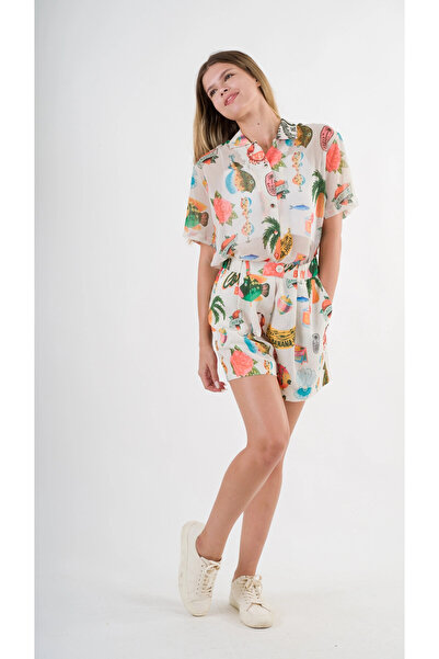 hazelin Colorful Oversize Chiffon Shirt - Long and Short Sleeve, Hzl24S-Yy996