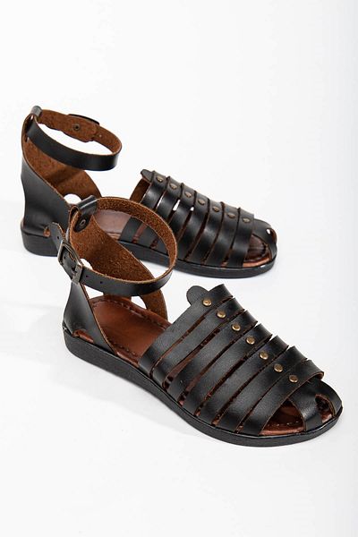 Ccway Women's Sandals Black Skin