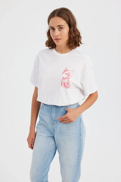 Hiccup Tricou cu mânecă scurtă cu decolteu - imprimat