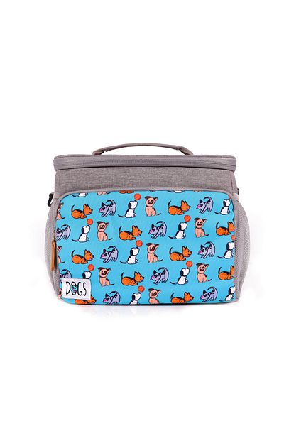 Biggdesign Dogs Insulated Bag, Turquoise