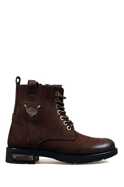 Hammer Jack Roller Boot Γνήσιο δέρμα καφέ Washed Nubuck Outdoor Γυναικείες Μπότες