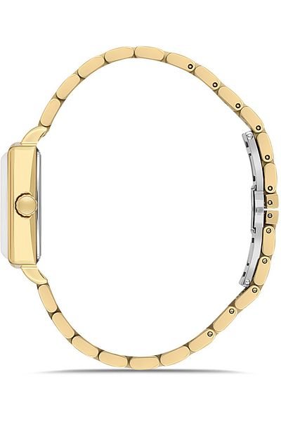 DAVID GUNER Yellow Coated White Dial Women's Wristwatch Dg-8677La-B1