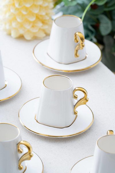 ACAR Luna 6-Person Coffee Cup Set - 90 ml