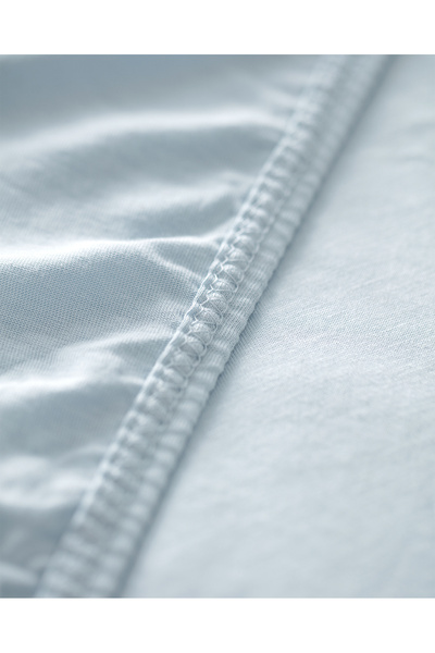 Madame Coco Belle Blue Bamboo Single Elastic Sheet