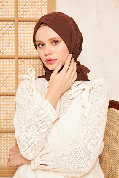 Pierre Cardin Βαμβακερό κασκόλ - 1030400 -931 Καφέ